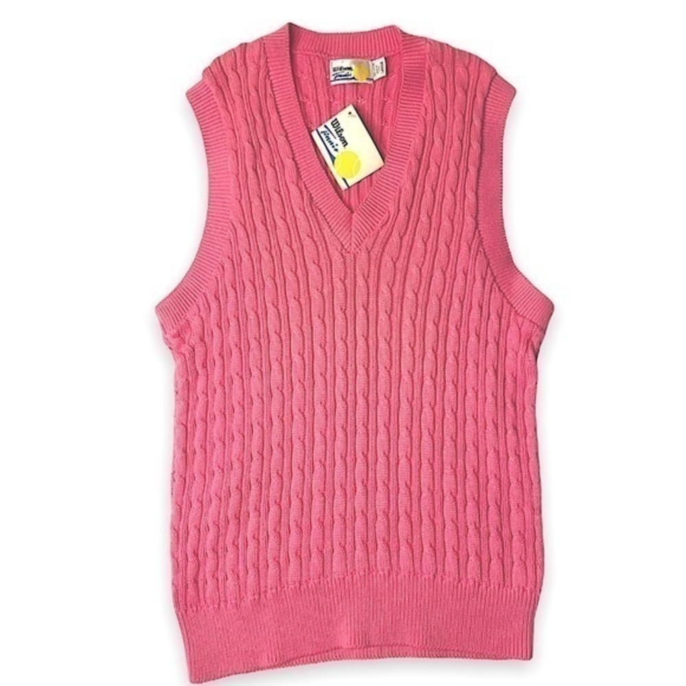 VINTAGE OFFICIAL WILSON TENNIS VEST